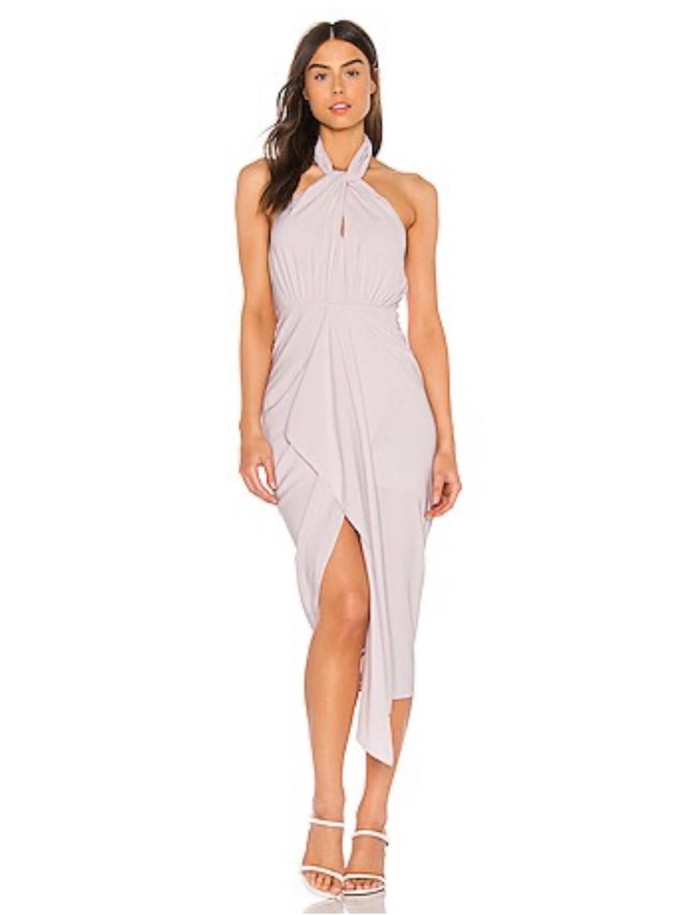 Significant Other Calypso Halter Midi Dress in Lilac - Size 6